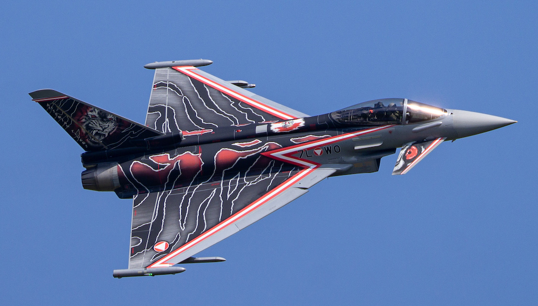 Special Paint – Austrian Armed Forces Eurofighter in the new “Grey Tiger” look