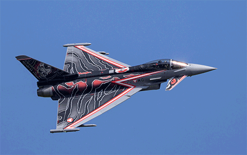 Special Paint – Bundesheer Eurofighter im neuen “Grey Tiger” Look